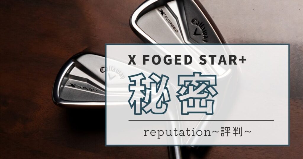 X FOGED STAR＋　秘密